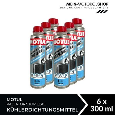 Motul Radiator Stop Leak Kühlerdichtungsmittel 6x300 ML