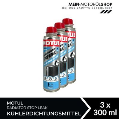 Motul Radiator Stop Leak Kühlerdichtungsmittel 3x300 ML