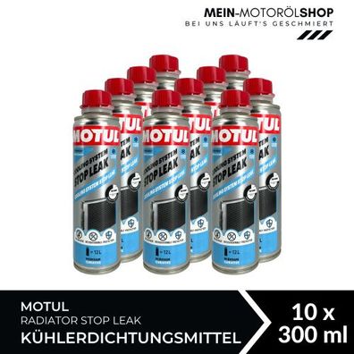 Motul Radiator Stop Leak Kühlerdichtungsmittel 10x300 ML