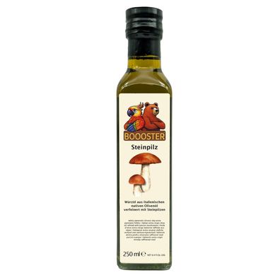 Apsu Boooster Steinpilz Würz-Öl 250ml Natives Olivenöl Extra zum Würzen & Kochen