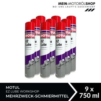 Motul EZ Lube Workshop Mehrzweck-Schmiermittel 9x750 ML