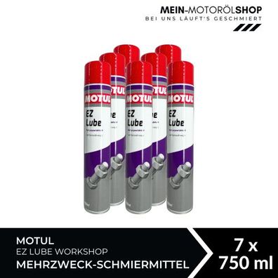 Motul EZ Lube Workshop Mehrzweck-Schmiermittel 7x750 ML