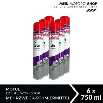 Motul EZ Lube Workshop Mehrzweck-Schmiermittel 6x750 ML