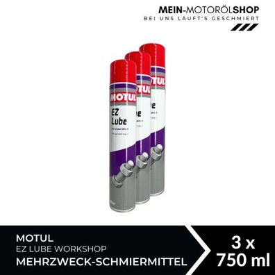 Motul EZ Lube Workshop Mehrzweck-Schmiermittel 3x750 ML