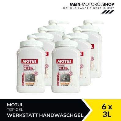 Motul Top Gel Workshop Werkstatt Handwaschgel 6x3 Liter