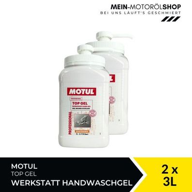 Motul Top Gel Workshop Werkstatt Handwaschgel 2x3 Liter