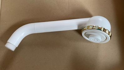 Brause Riva weiß/gold für Duschen im Wohnmobile 1/2" Gewinde 891175b NEU