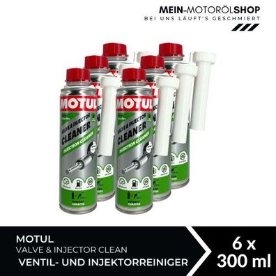 Motul Valve & Injector Clean Ventil- und Injektorreiniger 6x300 ML