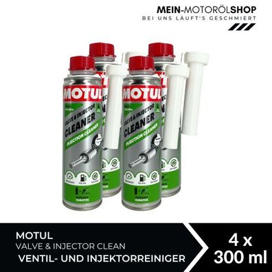 Motul Valve & Injector Clean Ventil- und Injektorreiniger 4x300 ML