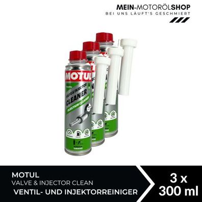 Motul Valve & Injector Clean Ventil- und Injektorreiniger 3x300 ML