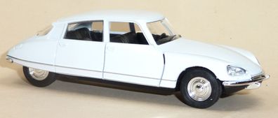 1973 Citroen DS 23 weiß Spritzguss Modellauto ca. 1:37 = 12cm