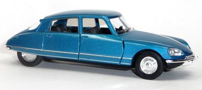 1973 Citroen DS 23 blau metallic Spritzguss Modellauto ca. 1:37 = 12cm