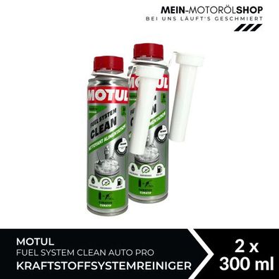 Motul Fuel System Clean Auto Pro Kraftstoffsystemreiniger 2x300 ML