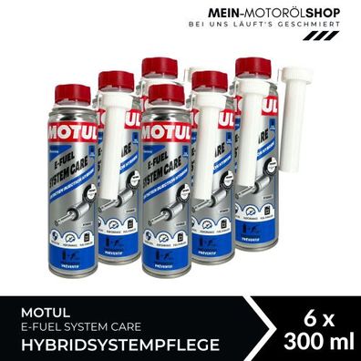 Motul E-Fuel System Care Hybridsystempflege 6x300 ML