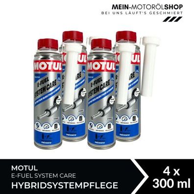 Motul E-Fuel System Care Hybridsystempflege 4x300 ML