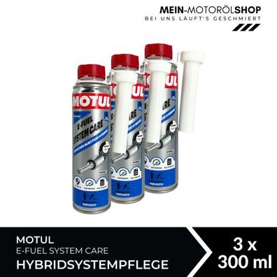 Motul E-Fuel System Care Hybridsystempflege 3x300 ML
