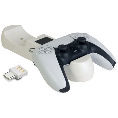 Speedlink Dual Ladestation Ladegerät für PS5 Wireless Controller Docking Dock