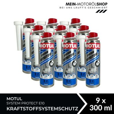 Motul System Protect E10 Kraftstoffsystemschutz 9x300 ML