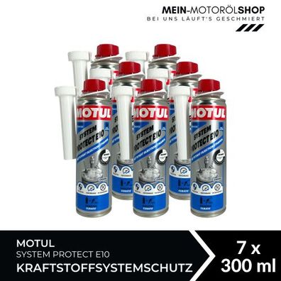 Motul System Protect E10 Kraftstoffsystemschutz 7x300 ML