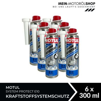 Motul System Protect E10 Kraftstoffsystemschutz 6x300 ML