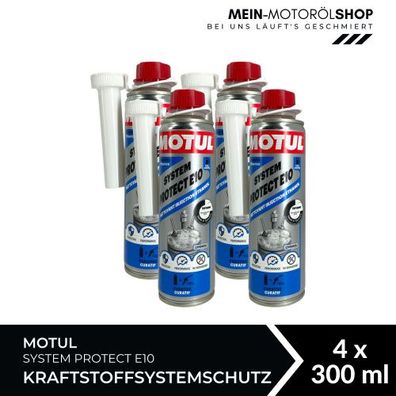 Motul System Protect E10 Kraftstoffsystemschutz 4x300 ML
