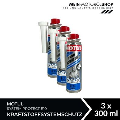 Motul System Protect E10 Kraftstoffsystemschutz 3x300 ML