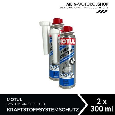 Motul System Protect E10 Kraftstoffsystemschutz 2x300 ML