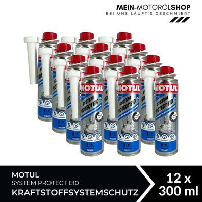 Motul System Protect E10 Kraftstoffsystemschutz 12x300 ML