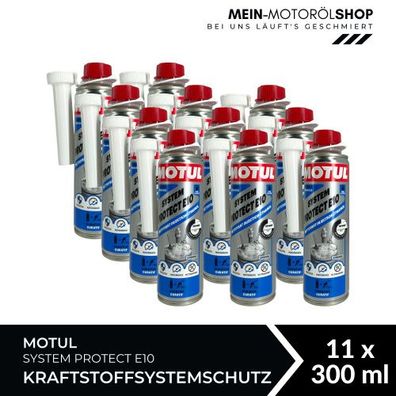 Motul System Protect E10 Kraftstoffsystemschutz 11x300 ML