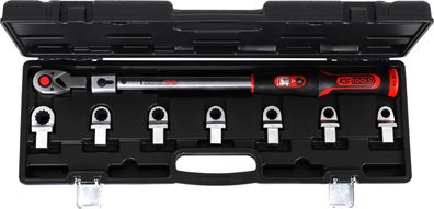 KS TOOLS 14x18mm Infinitool Einsteck-Drehmomentschlüssel-Satz 20-200Nm, 9-tlg
