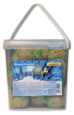 Vogelpick Meisenknödel im Netz 30 Stück im Eimer