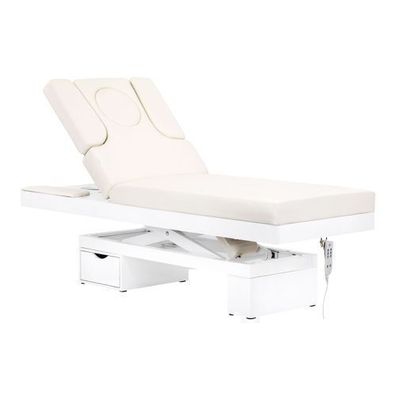 Massageliege Behandlungsliege Therapieliege Azzurro 815B Weiss mit Heizung