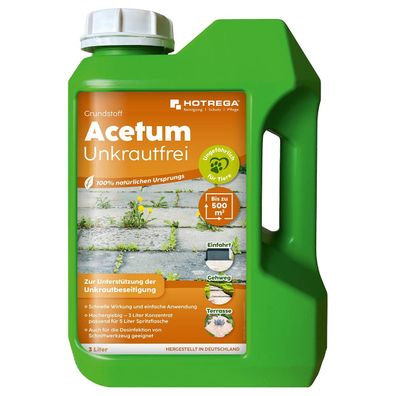 Grundstoff Acetum Unkrautfrei 3l