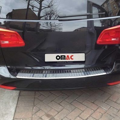 Ladekantenschutz Stoßstangenschutz für VW Touran 2010-2015 Edelstahl Silber 1tlg