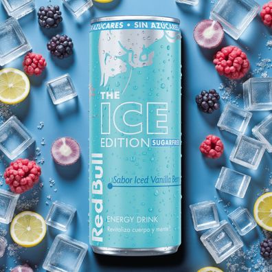 Red Bull The Ice Edition Sugarfree Vanilla Berry - Dose 12 x 250ml