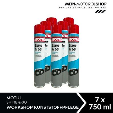 Motul Shine & Go Workshop Kunststoffpflege 7x750 ML