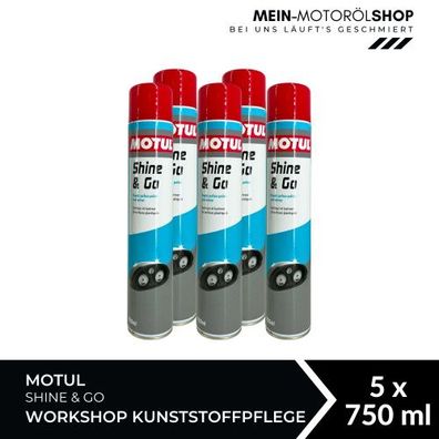 Motul Shine & Go Workshop Kunststoffpflege 5x750 ML
