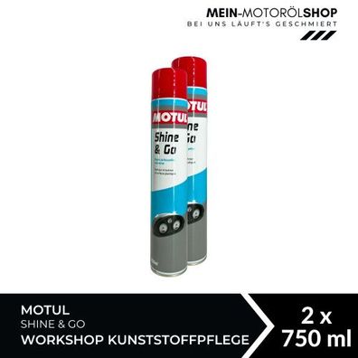 Motul Shine & Go Workshop Kunststoffpflege 2x750 ML