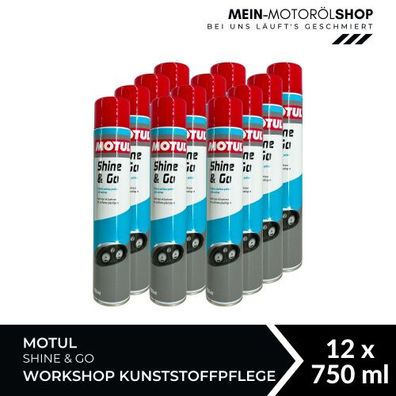 Motul Shine & Go Workshop Kunststoffpflege 12x750 ML