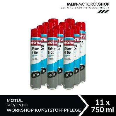 Motul Shine & Go Workshop Kunststoffpflege 11x750 ML