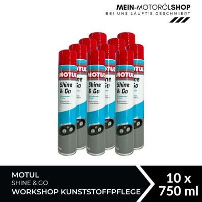 Motul Shine & Go Workshop Kunststoffpflege 10x750 ML