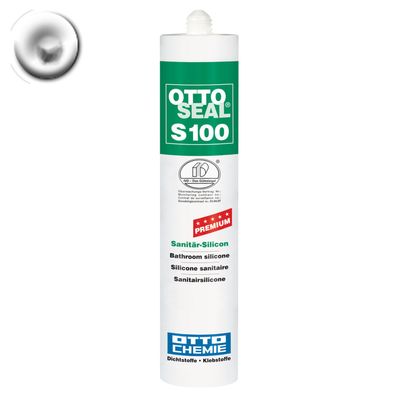 AKTION - Ottoseal S 100 Sanitär-Silicon Weiß Kartusche MHD: 10/25