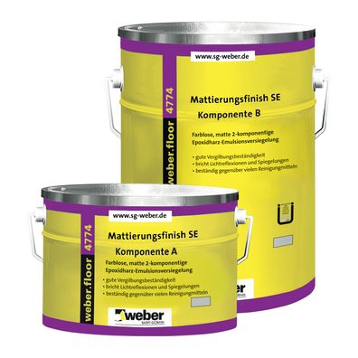 weber. floor 4774 Mattierungsfinish 10kg SE, transparent