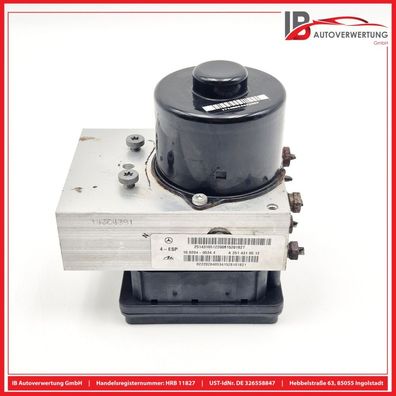 Steuergerät ABS Hydraulikblock A2515452632 Mercedes R-KLASSE W251 R320 CDI 4M