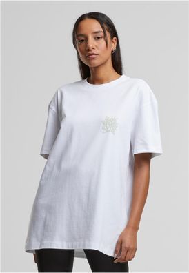 Urban Classics Damen T-Shirt Ladies Cotton Logo Shirt TB7535