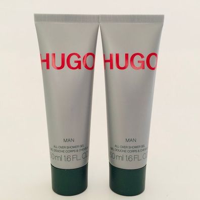 Hugo Boss Hugo Man All Over Shower Gel Duschgel 100ml (2 x 50ml)