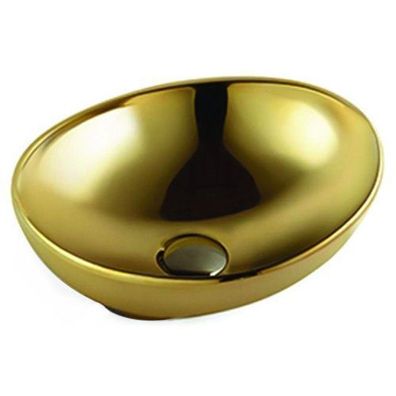 Mexen Elza Aufsatzwaschbecken 40 x 33 cm, Gold - 21014088