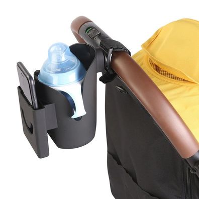Cup Holder for Stroller/Baby Carriage, Water Bottle & Mobile Phone Holder, Universal