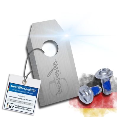 Ersatz Messer Klingen für Ecovacs GOAT Mähroboter - 1-Loch bruchsicher Edelstahl