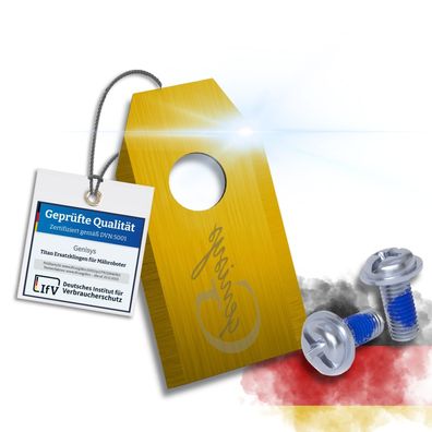 Ersatz Titan Messer Klingen für Ecovacs GOAT Mähroboter - 1-Loch bruchsicher